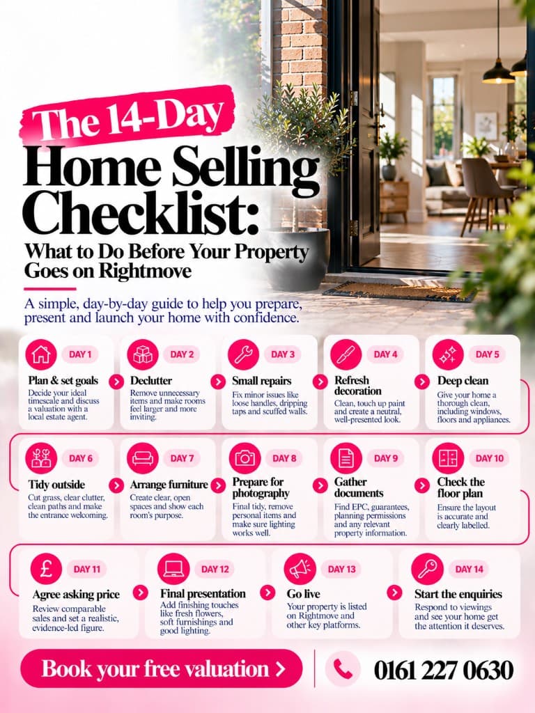 The 14-Day Home Selling Checklist: What to Do Before Your Property Goes on Rightmove
